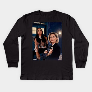 Spyfall girlfriends / 13thdoctor Kids Long Sleeve T-Shirt